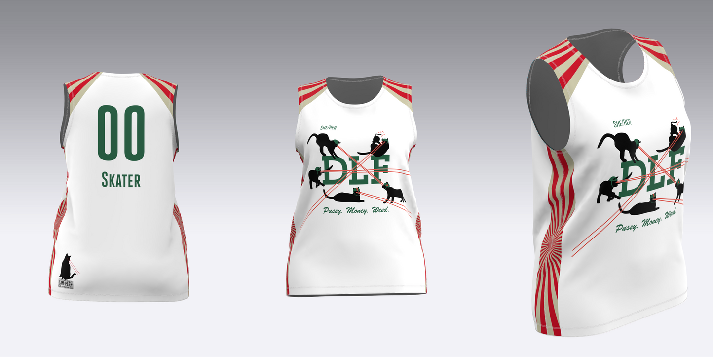 DERBY LIBERATION FRONT WHITE AND GREEN JERSEYS