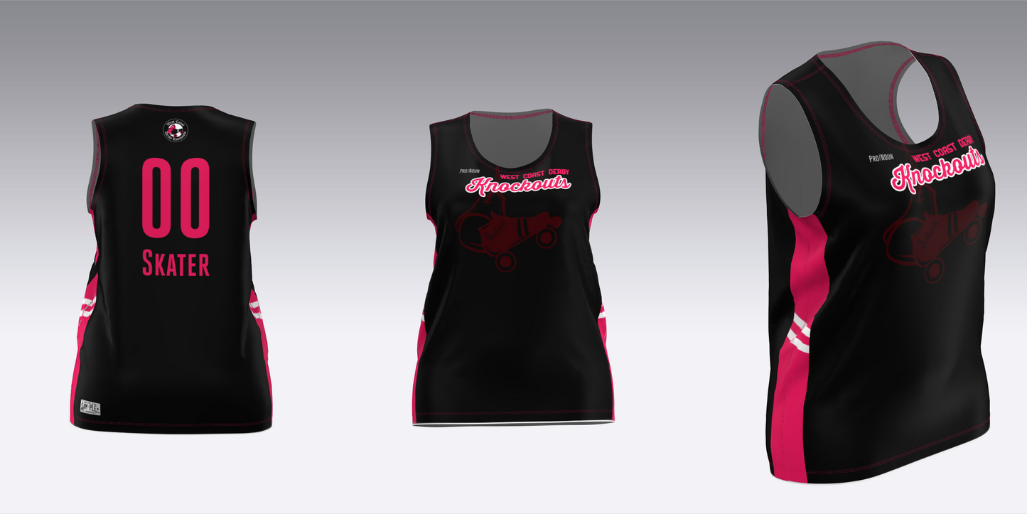 WEST COAST KNOCKOUTS PINK AND BLACK
