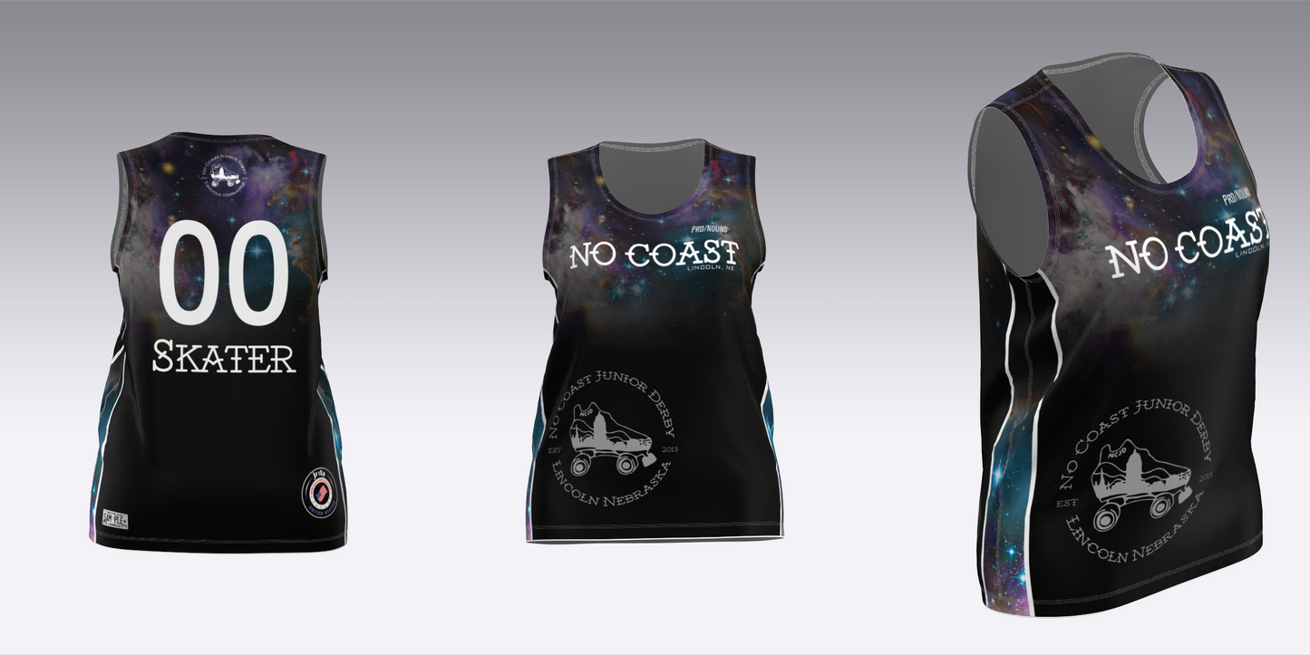 NO COAST BLACK & WHITE TRAVEL JERSEYS