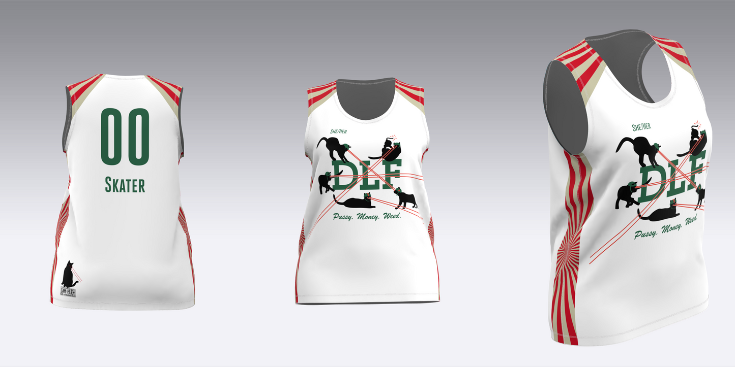 DERBY LIBERATION FRONT WHITE AND GREEN JERSEYS