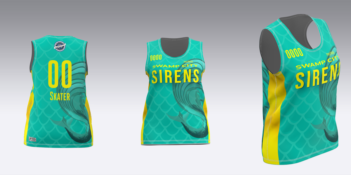 GAINESVILLE SIRENS-DEVILS JERSEYS