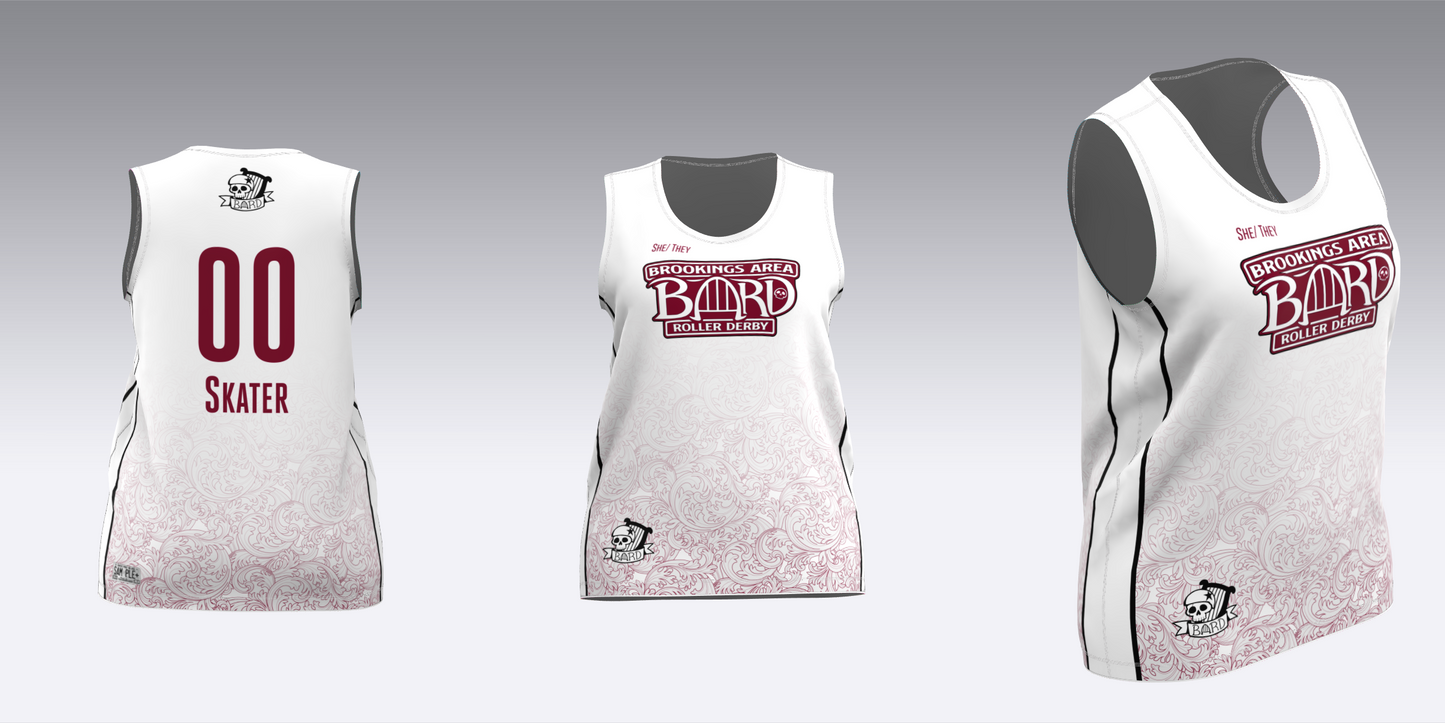 BROOKINGS AREA ROLLER DERBY TRAVEL JERSEYS