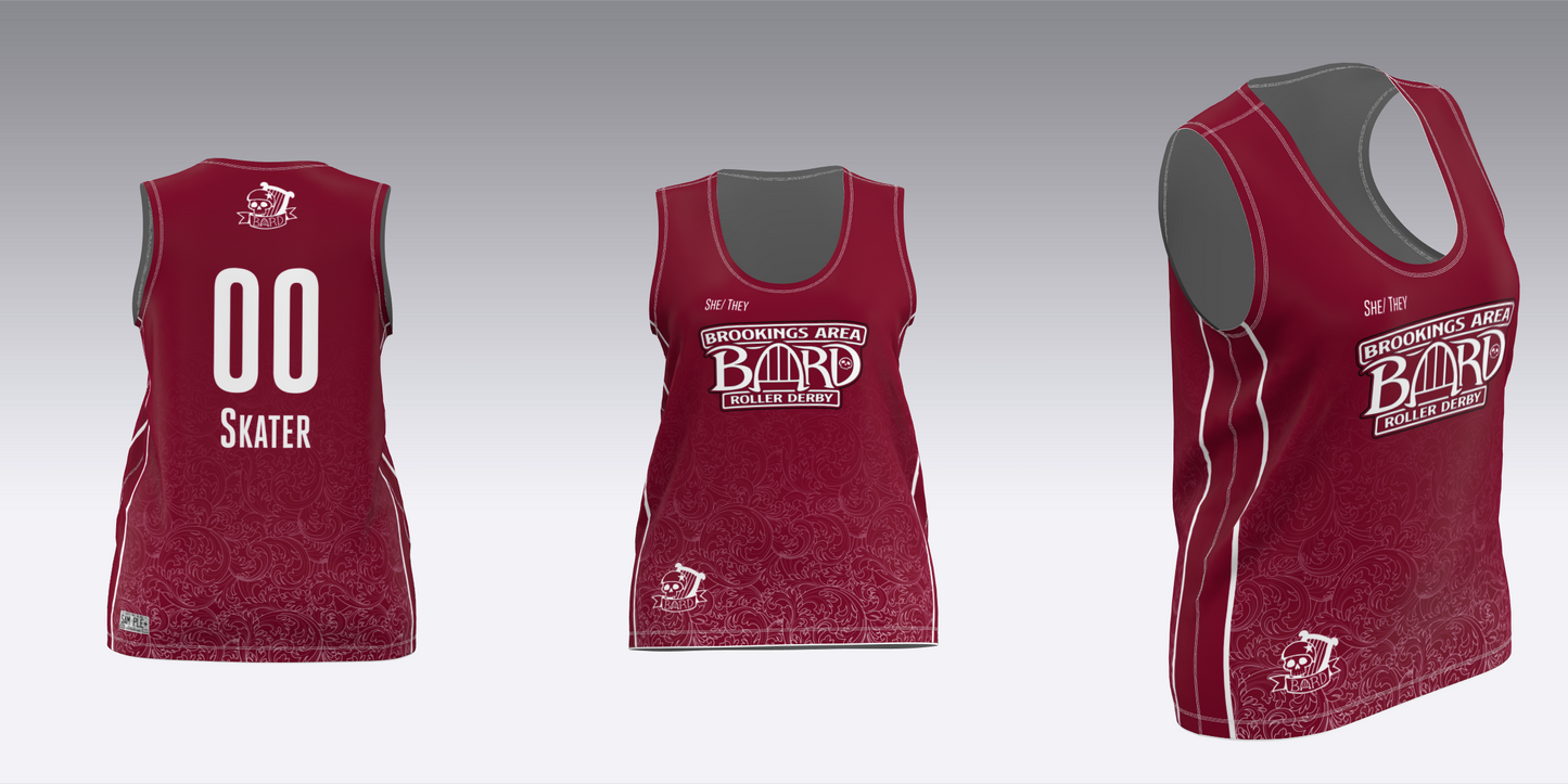 BROOKINGS AREA ROLLER DERBY TRAVEL JERSEYS