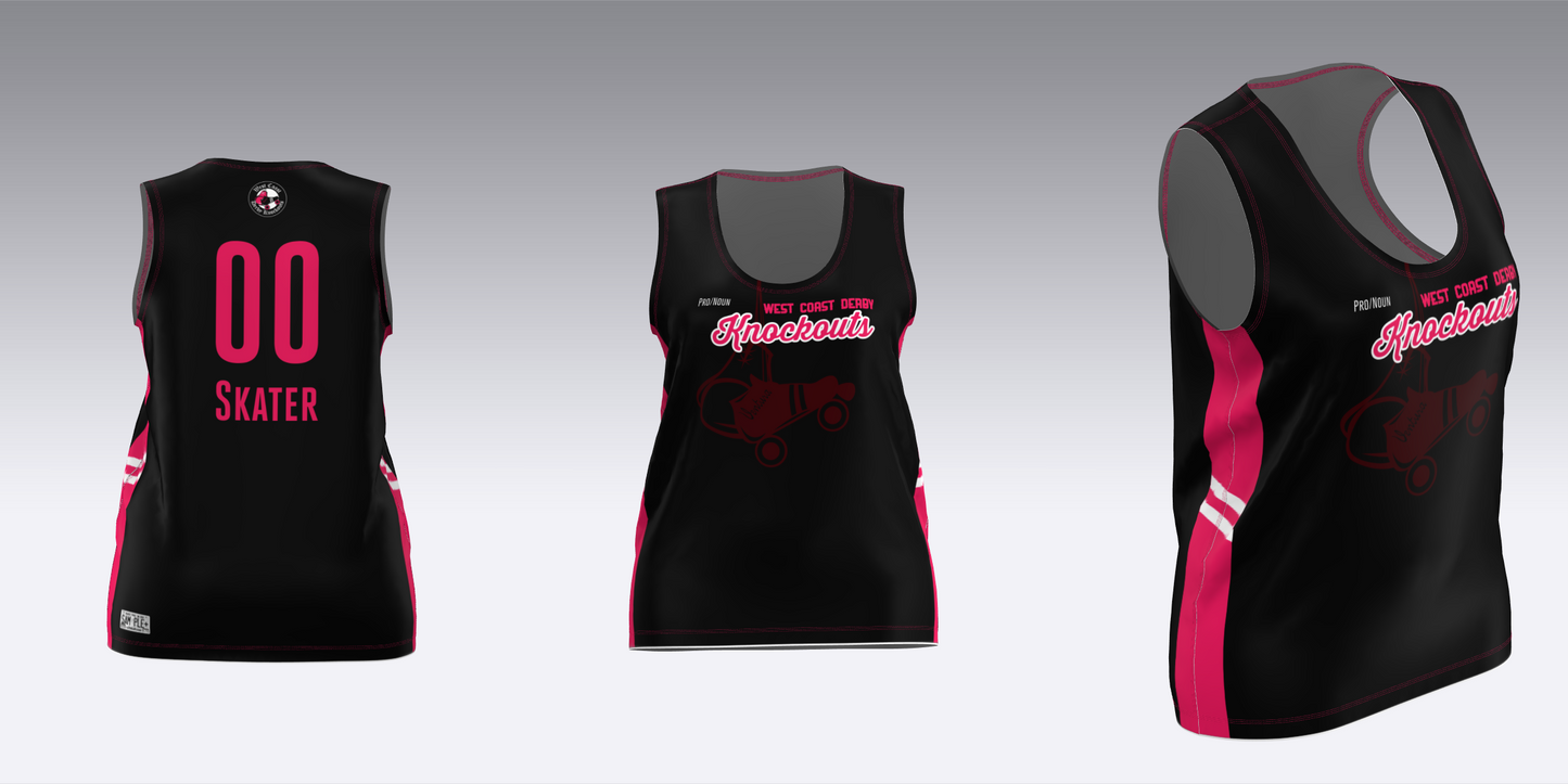WEST COAST KNOCKOUTS PINK AND BLACK