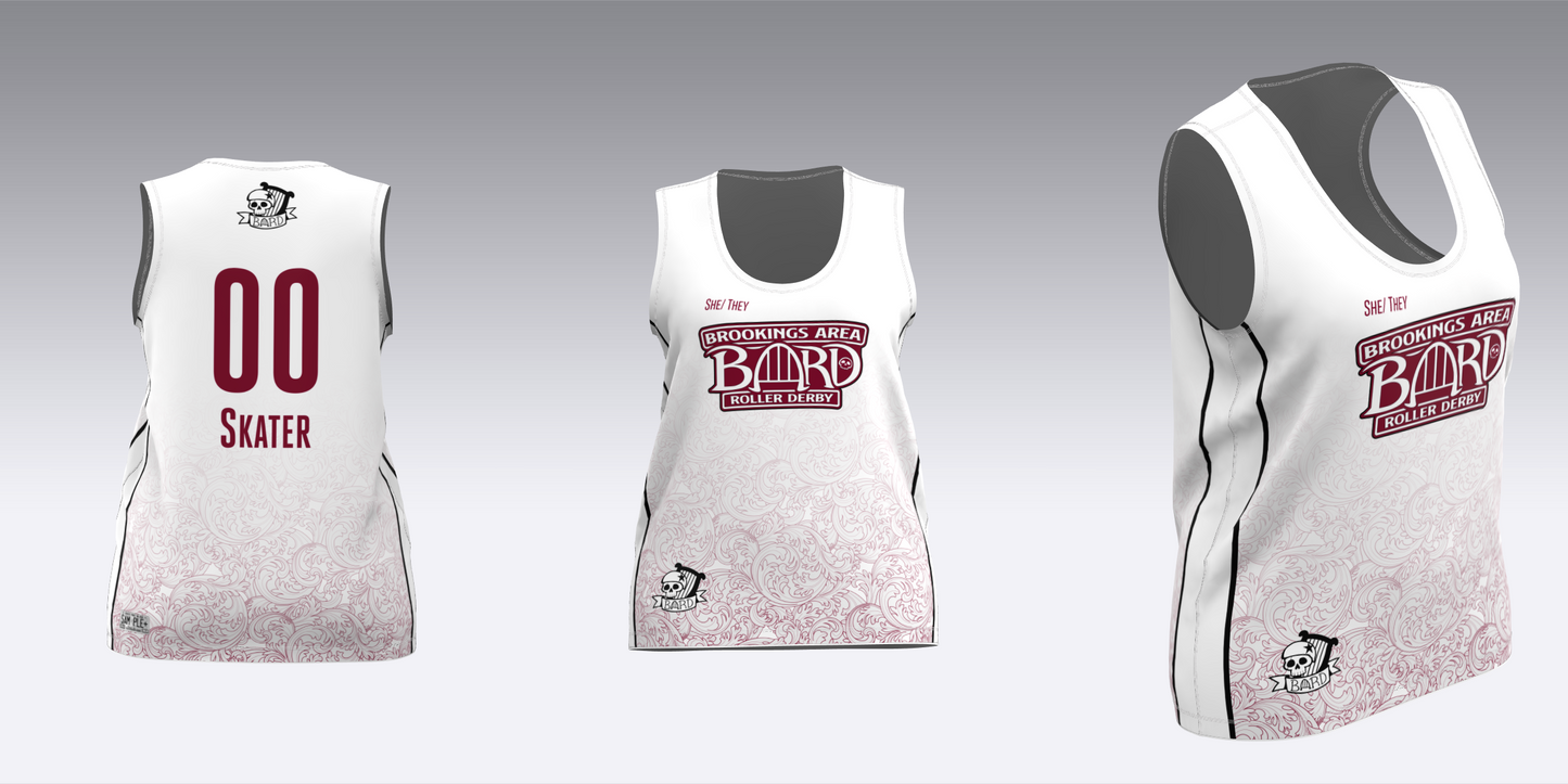 BROOKINGS AREA ROLLER DERBY TRAVEL JERSEYS