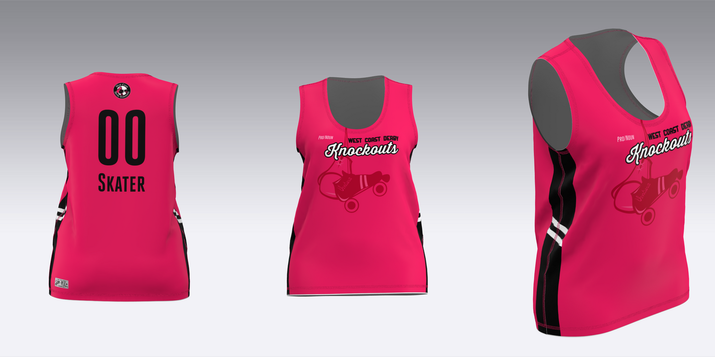 WEST COAST KNOCKOUTS PINK AND BLACK