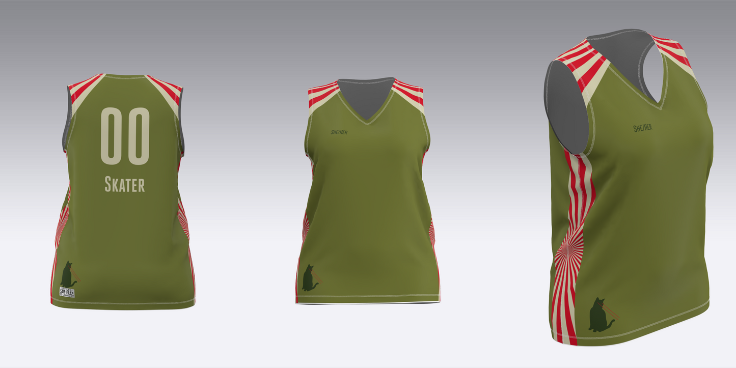 DERBY LIBERATION FRONT WHITE AND GREEN JERSEYS