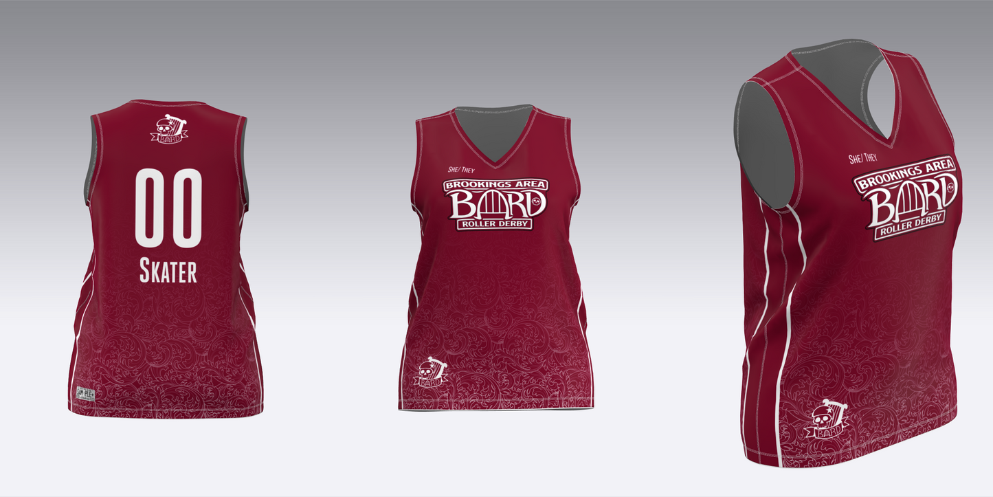 BROOKINGS AREA ROLLER DERBY TRAVEL JERSEYS