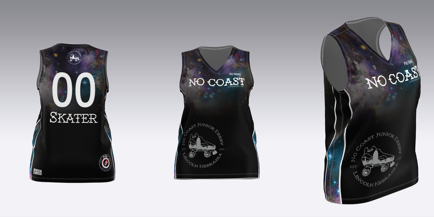 NO COAST BLACK & WHITE TRAVEL JERSEYS