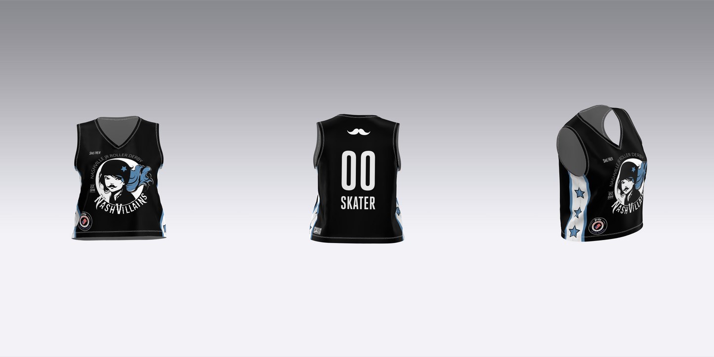 NASHVILLE BLACK AND WHITE TEAM JERSEYS