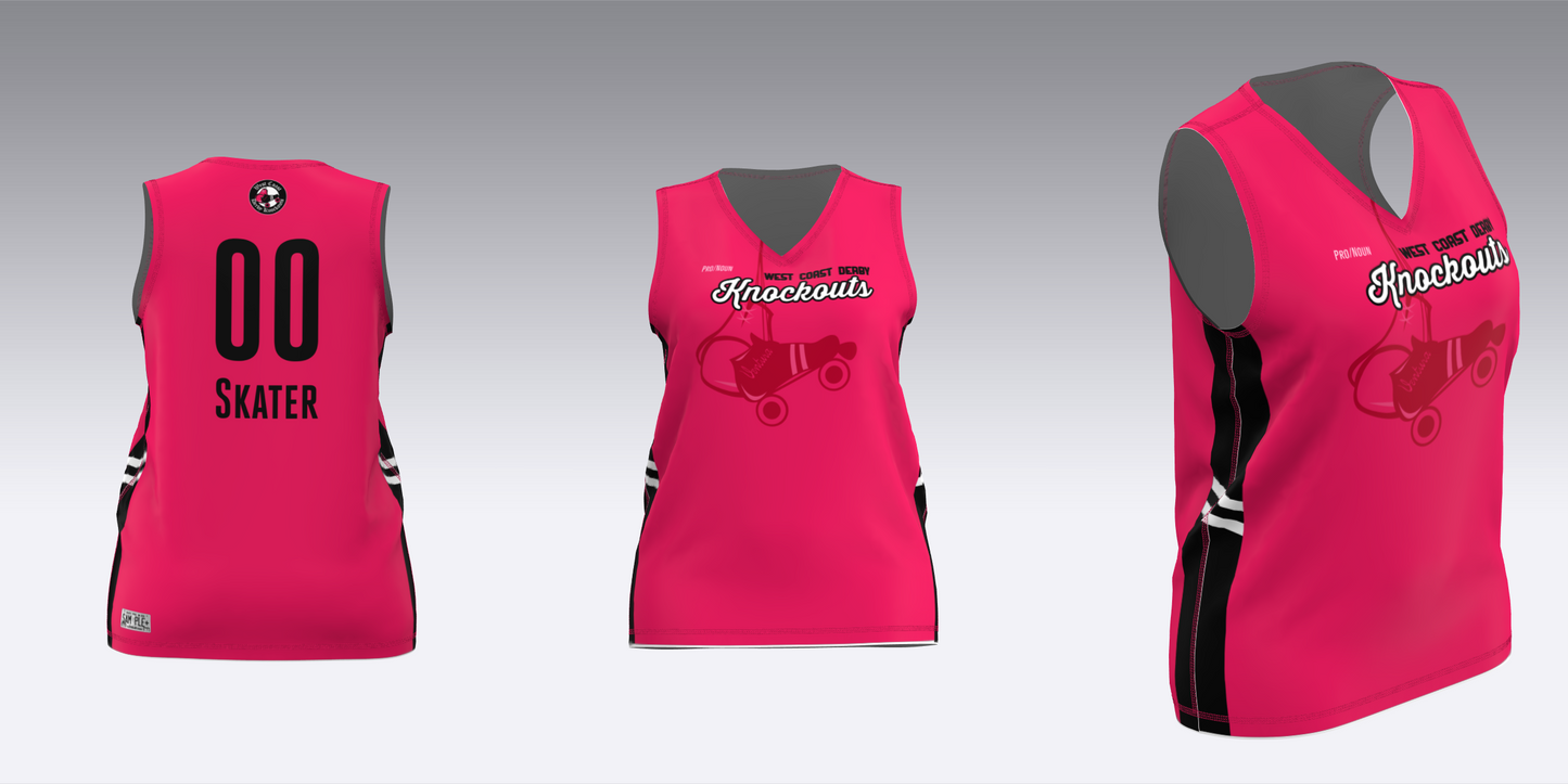 WEST COAST KNOCKOUTS PINK AND BLACK