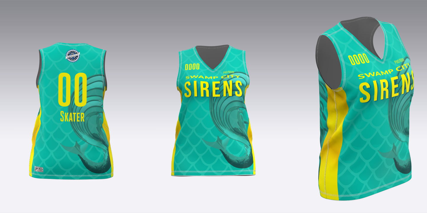 GAINESVILLE SIRENS-DEVILS JERSEYS