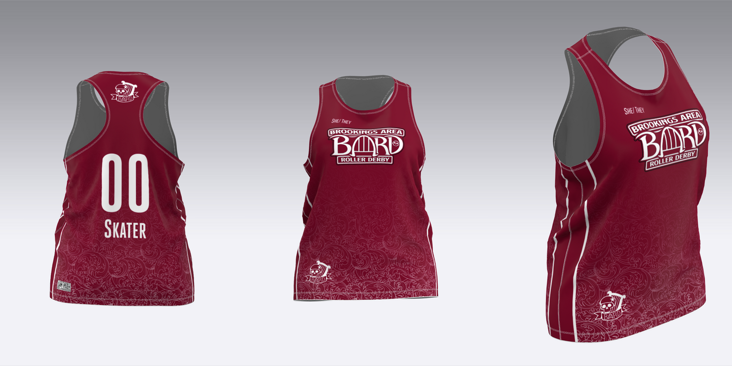 BROOKINGS AREA ROLLER DERBY TRAVEL JERSEYS
