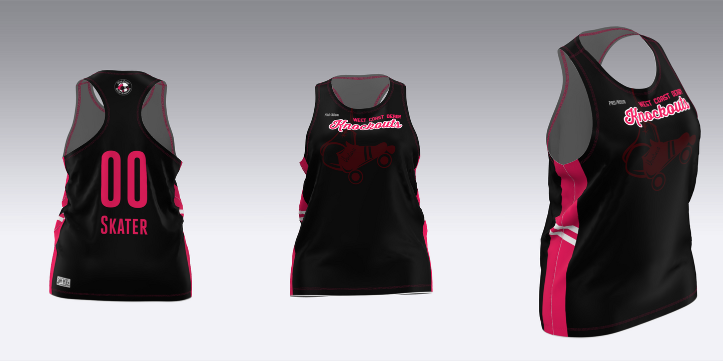 WEST COAST KNOCKOUTS PINK AND BLACK