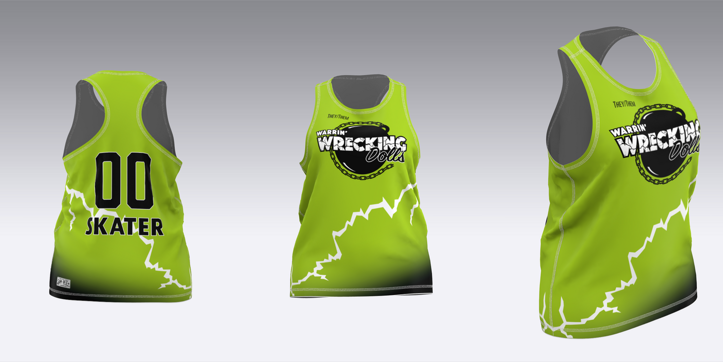 WARRIN' WRECKING DOLLS TRAVEL JERSEYS