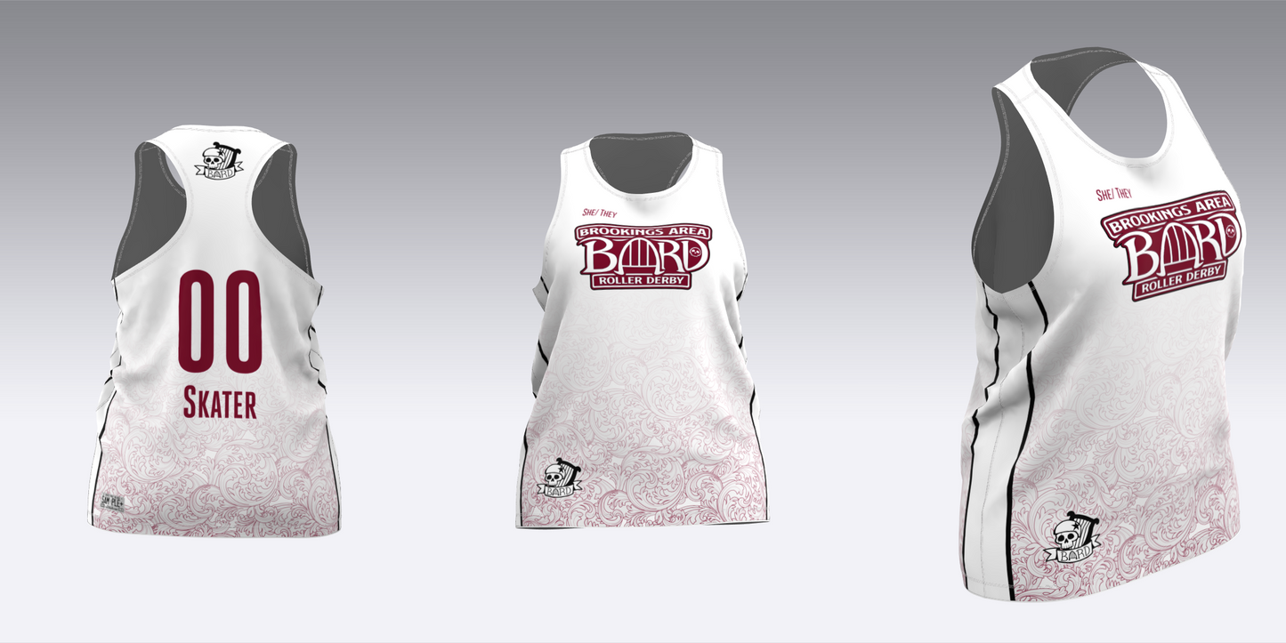 BROOKINGS AREA ROLLER DERBY TRAVEL JERSEYS