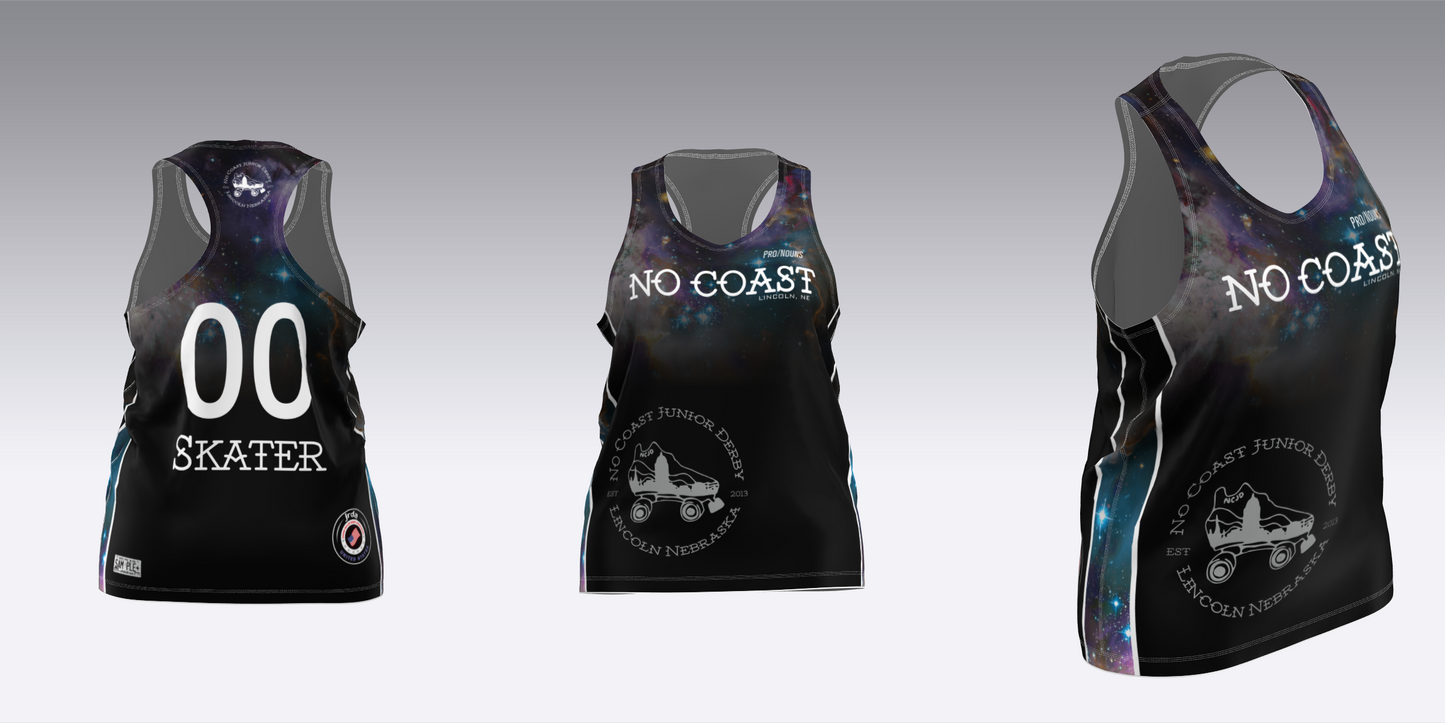 NO COAST BLACK & WHITE TRAVEL JERSEYS