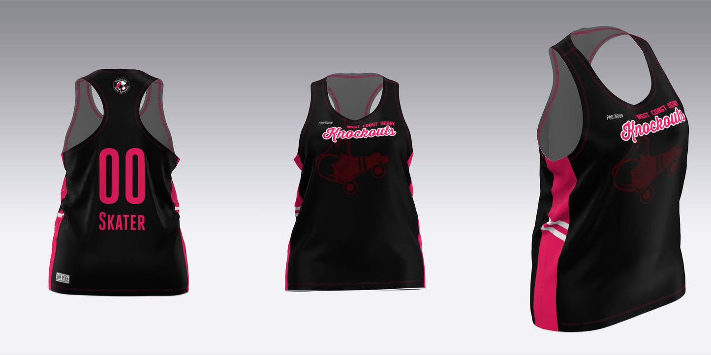 WEST COAST KNOCKOUTS PINK AND BLACK