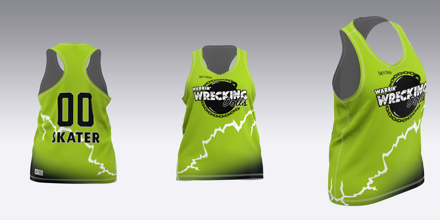 WARRIN' WRECKING DOLLS TRAVEL JERSEYS