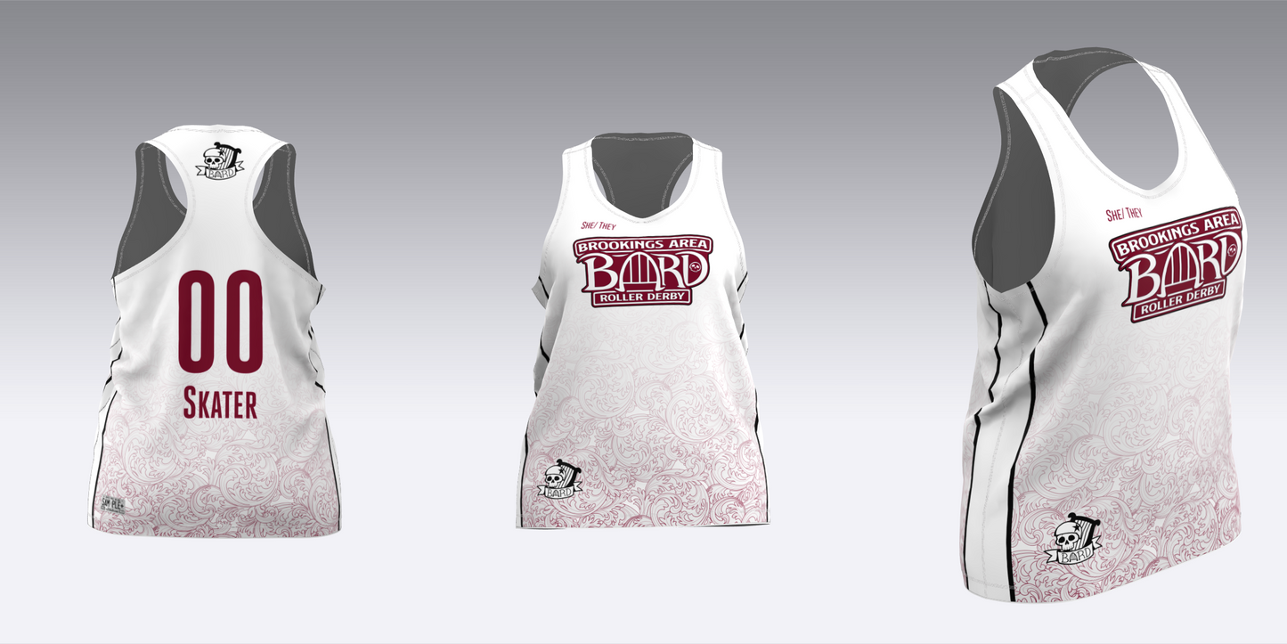 BROOKINGS AREA ROLLER DERBY TRAVEL JERSEYS