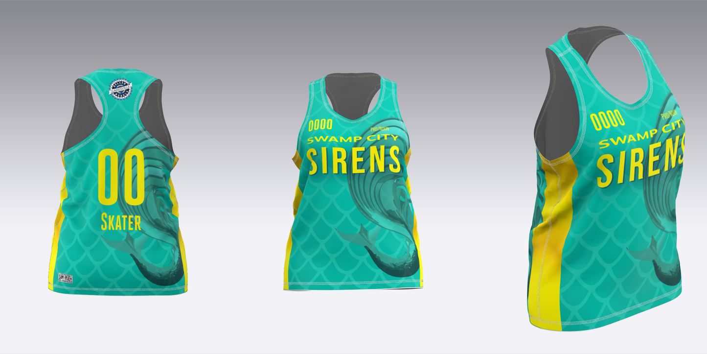 GAINESVILLE SIRENS-DEVILS JERSEYS
