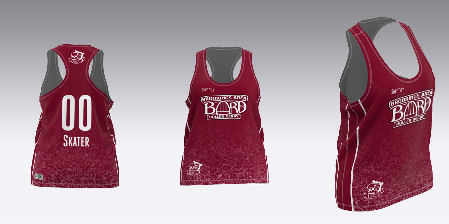 BROOKINGS AREA ROLLER DERBY TRAVEL JERSEYS