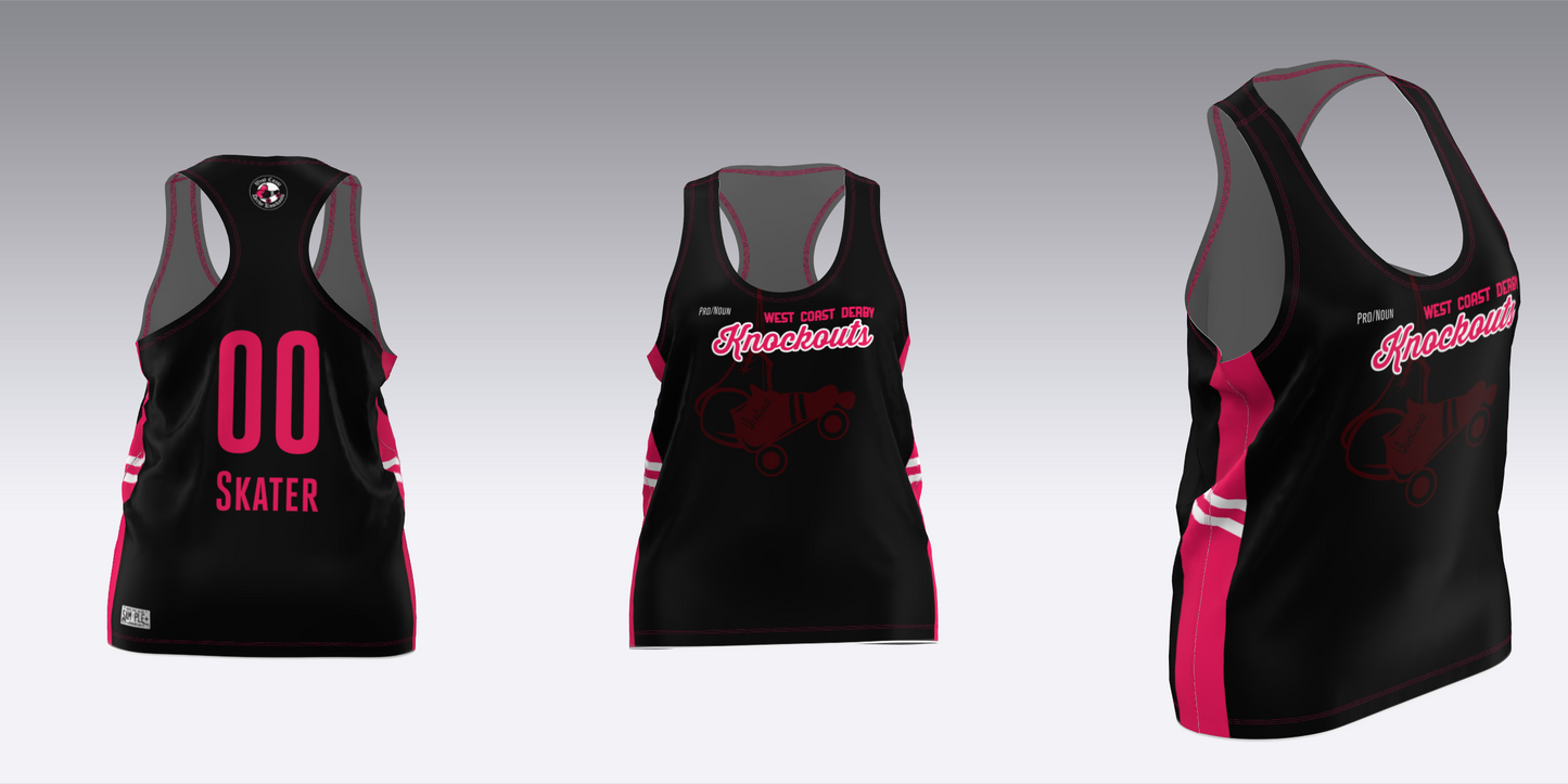 WEST COAST KNOCKOUTS PINK AND BLACK