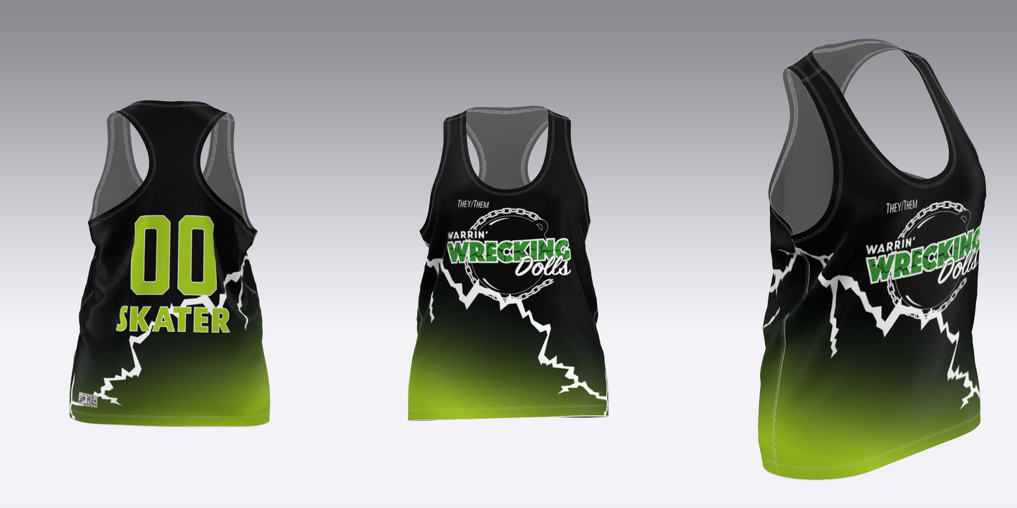 WARRIN' WRECKING DOLLS TRAVEL JERSEYS