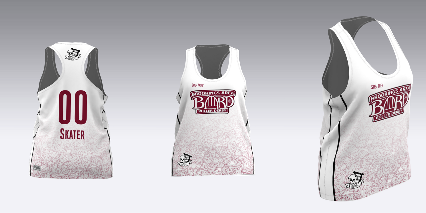 BROOKINGS AREA ROLLER DERBY TRAVEL JERSEYS