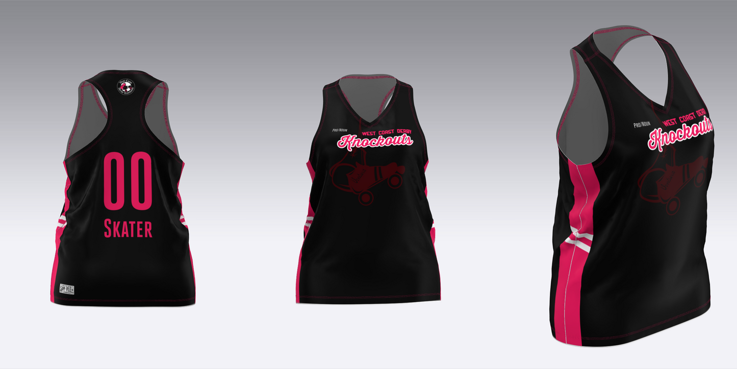 WEST COAST KNOCKOUTS PINK AND BLACK