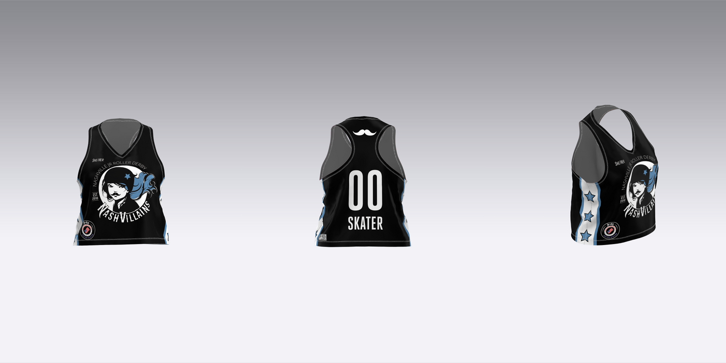 NASHVILLE BLACK AND WHITE TEAM JERSEYS