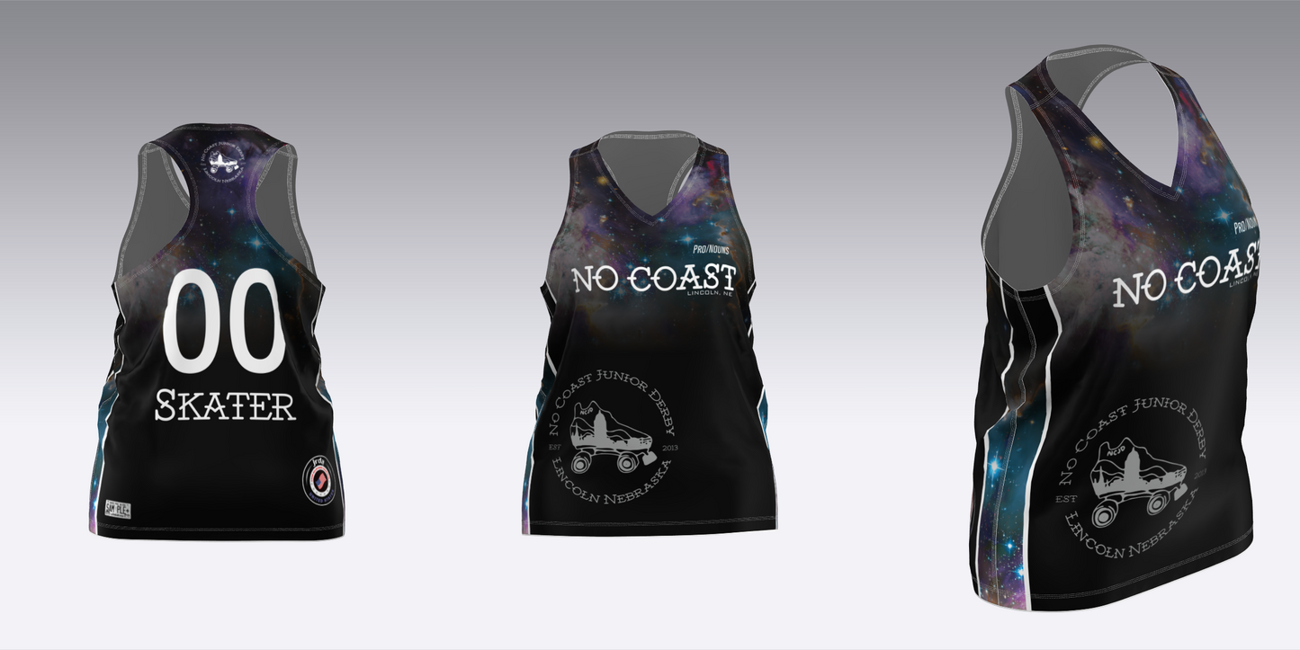NO COAST BLACK & WHITE TRAVEL JERSEYS