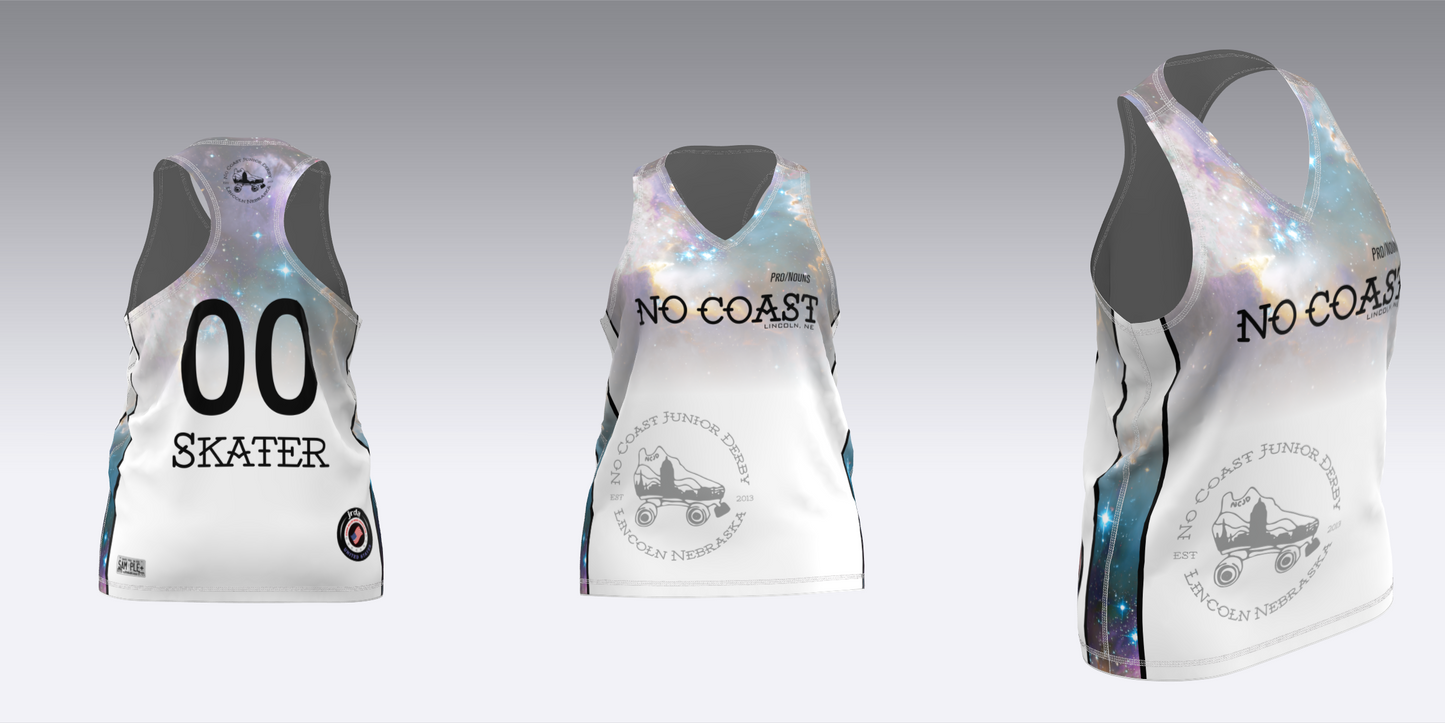 NO COAST BLACK & WHITE TRAVEL JERSEYS