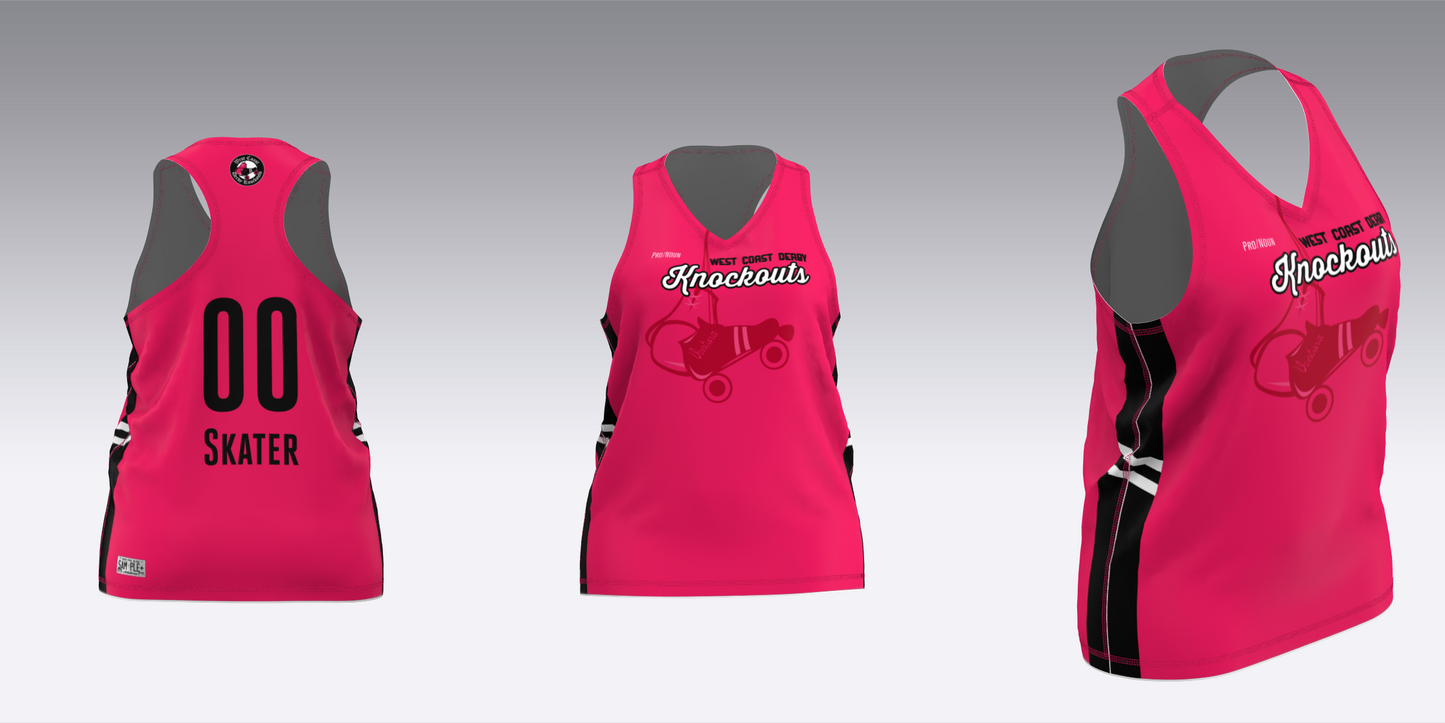 WEST COAST KNOCKOUTS PINK AND BLACK
