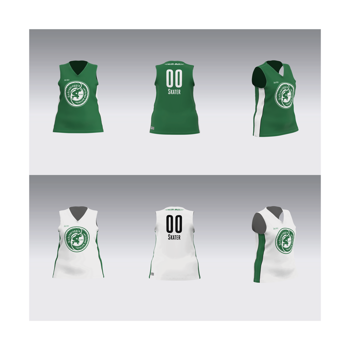 AFA ROLLER DERBY TEAM JERSEYS