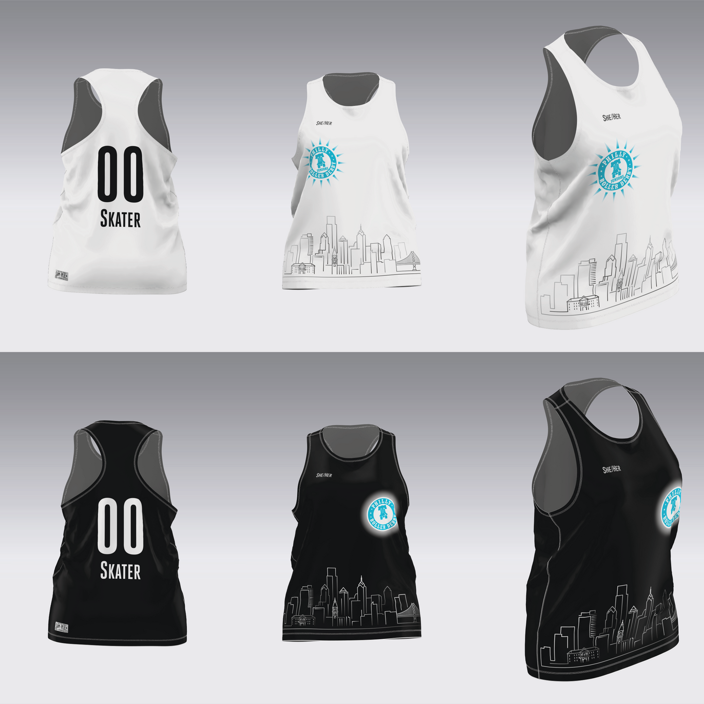 PHILLY SKYLINE SCRIMMAGE JERSEYS