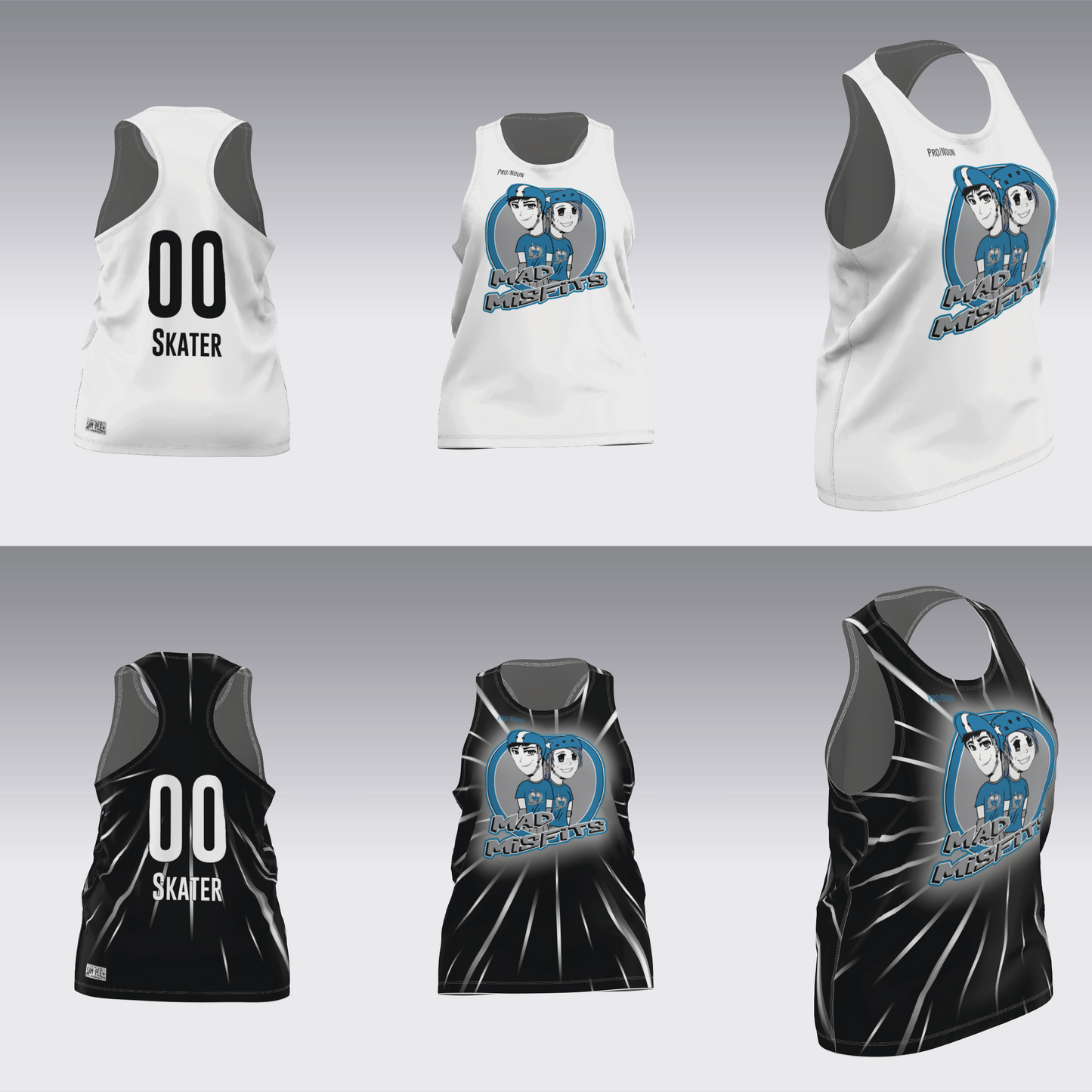 MONADNOCK MAD MISFITS SCRIMMAGE JERSEYS