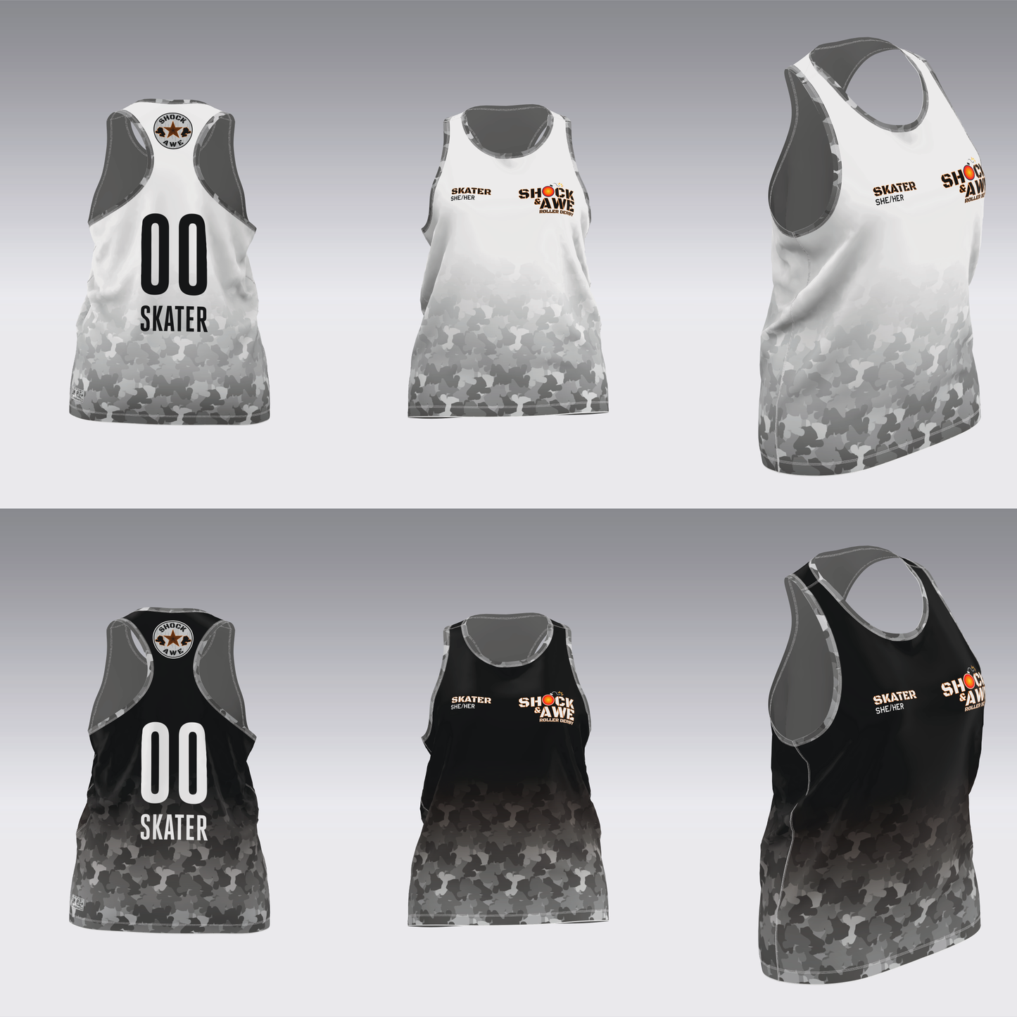 SHOCK AND AWE TRAVEL JERSEYS