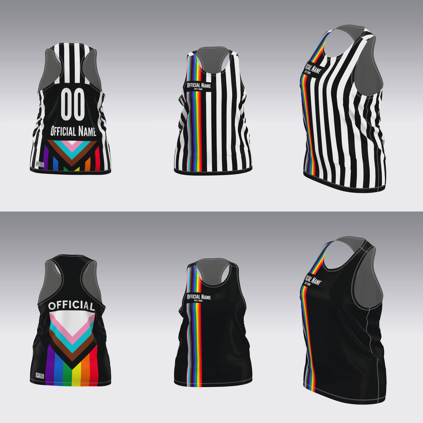 PRIDE SKATING AND NON-SKATING OFFICIALS JERSEYS