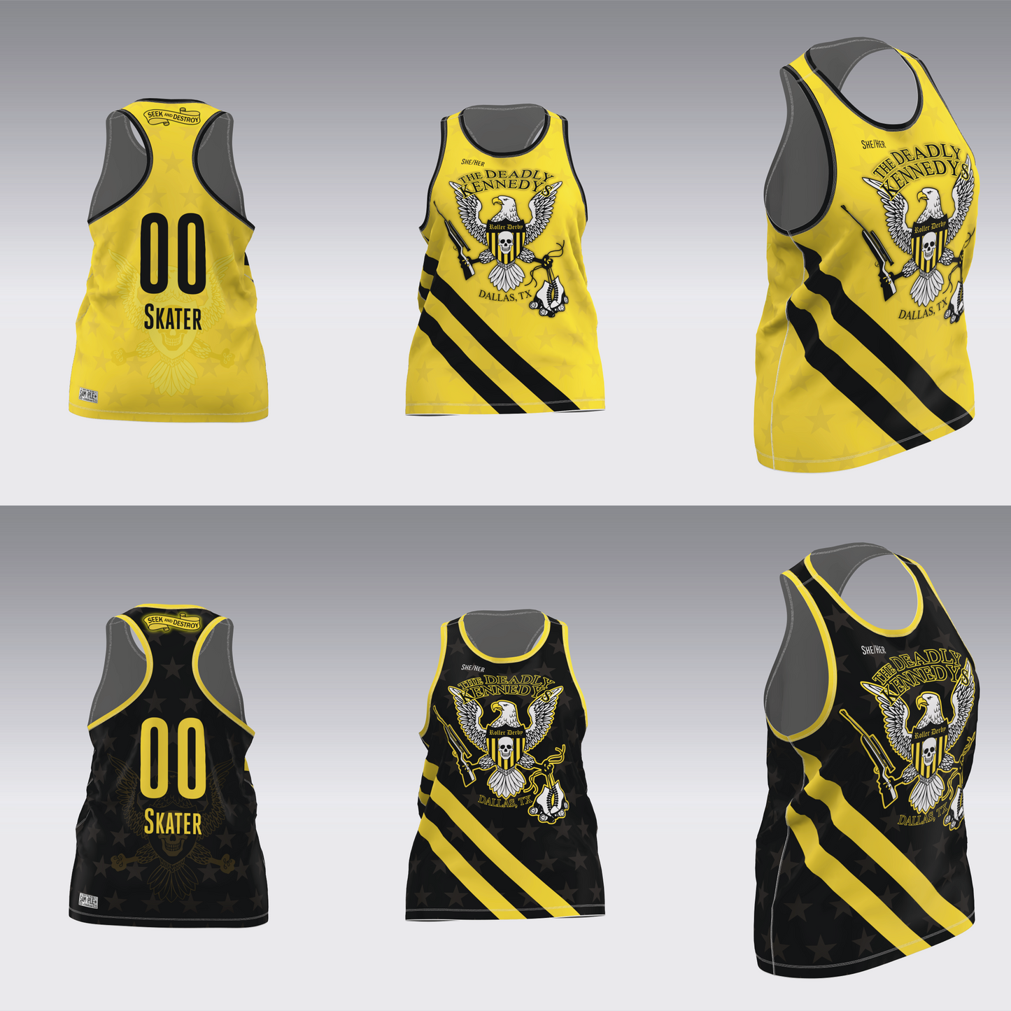 DEADLY KENNEDYS TRAVEL JERSEYS