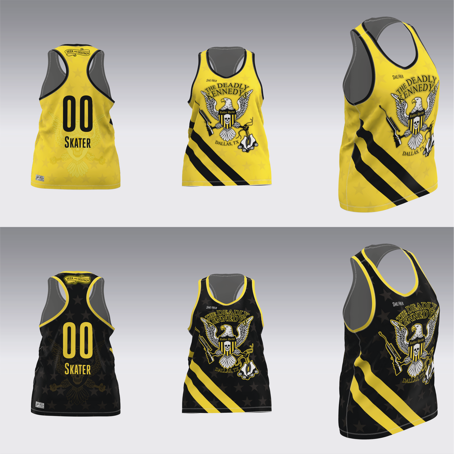DEADLY KENNEDYS TRAVEL JERSEYS
