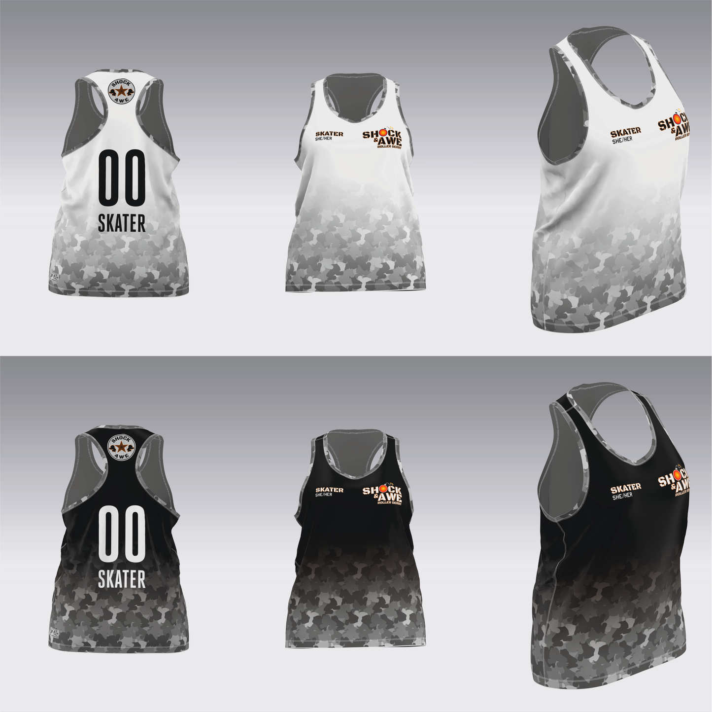 SHOCK AND AWE TRAVEL JERSEYS