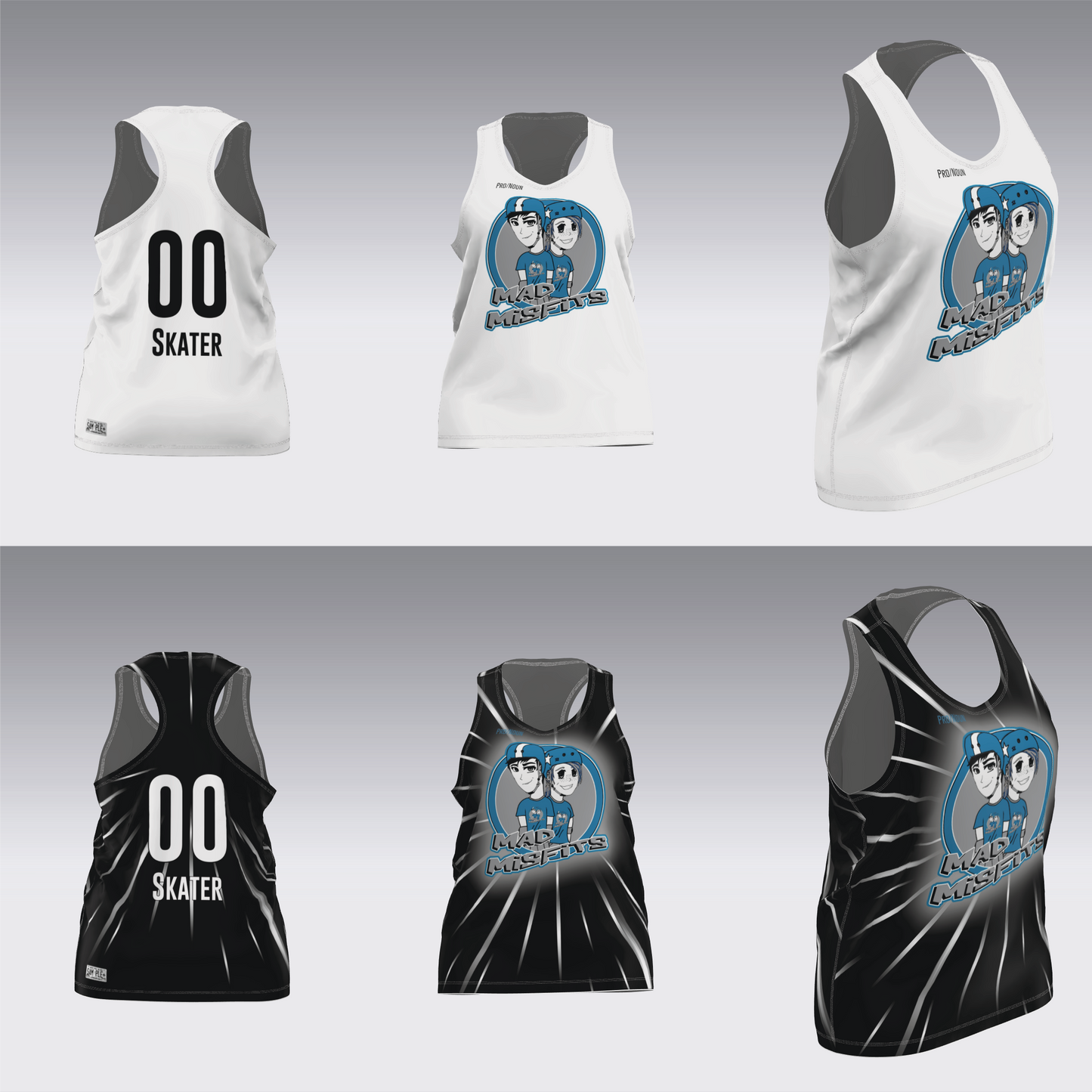 MONADNOCK MAD MISFITS SCRIMMAGE JERSEYS