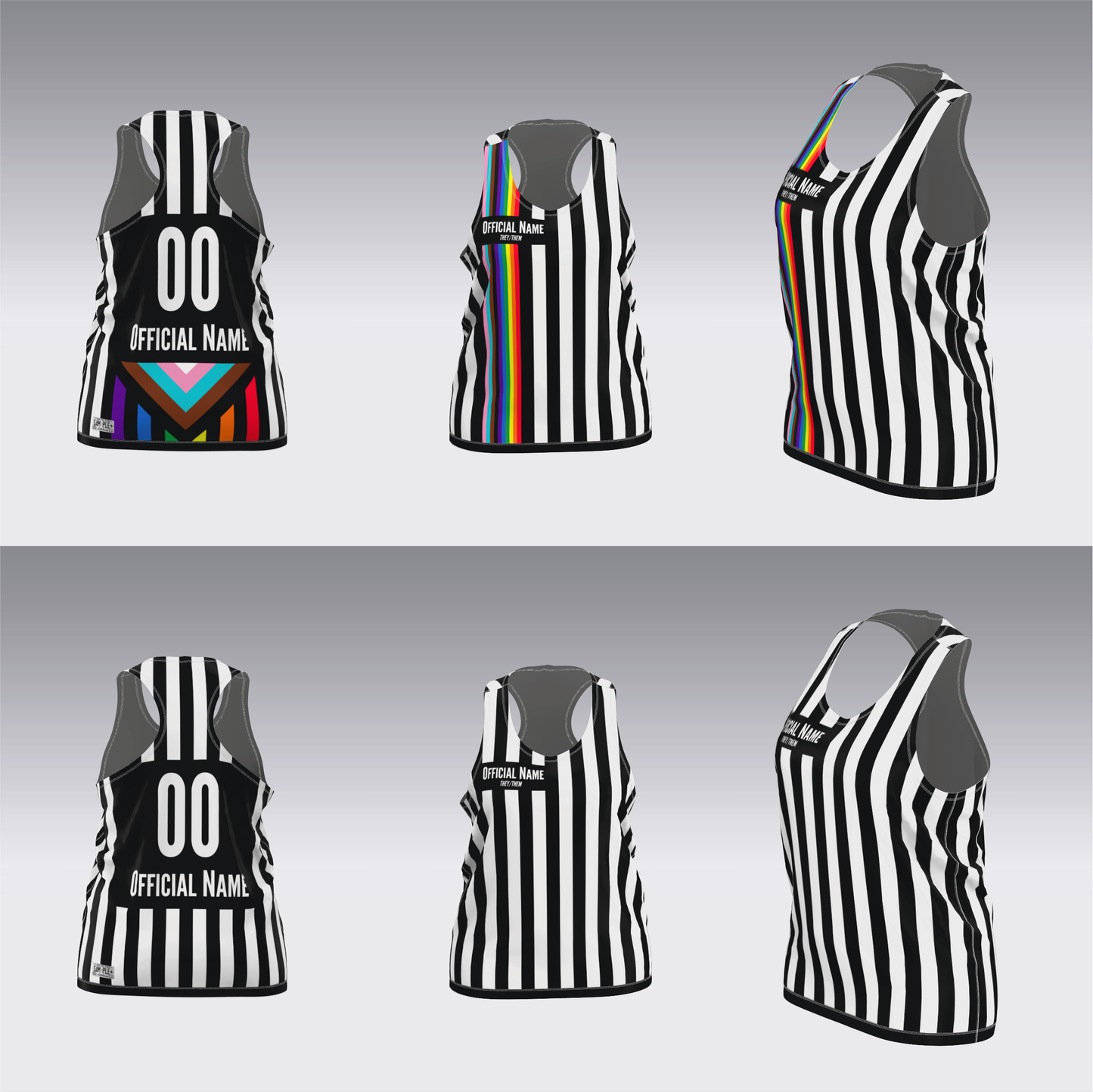 PRIDE SKATING AND NON-SKATING OFFICIALS JERSEYS