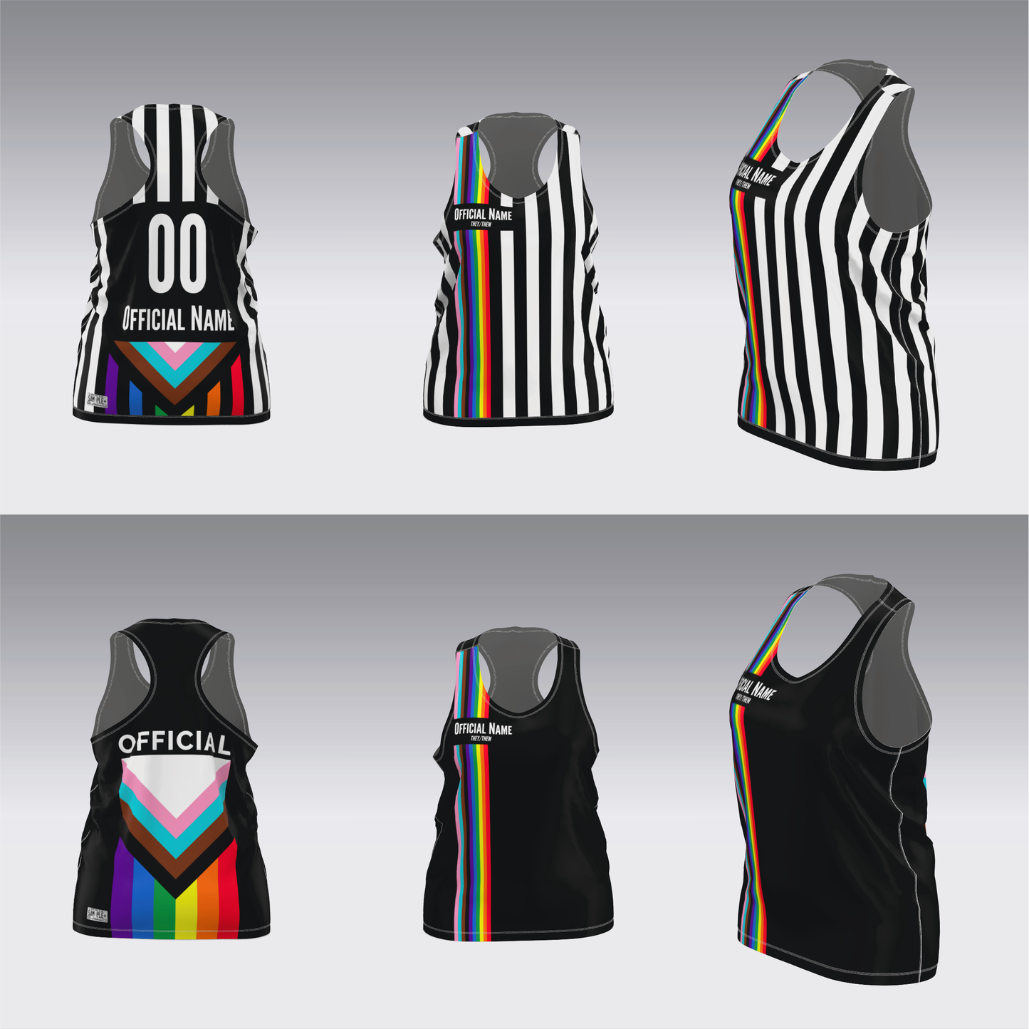 PRIDE SKATING AND NON-SKATING OFFICIALS JERSEYS