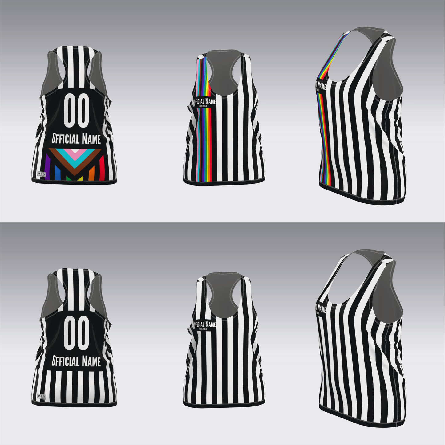 PRIDE SKATING AND NON-SKATING OFFICIALS JERSEYS