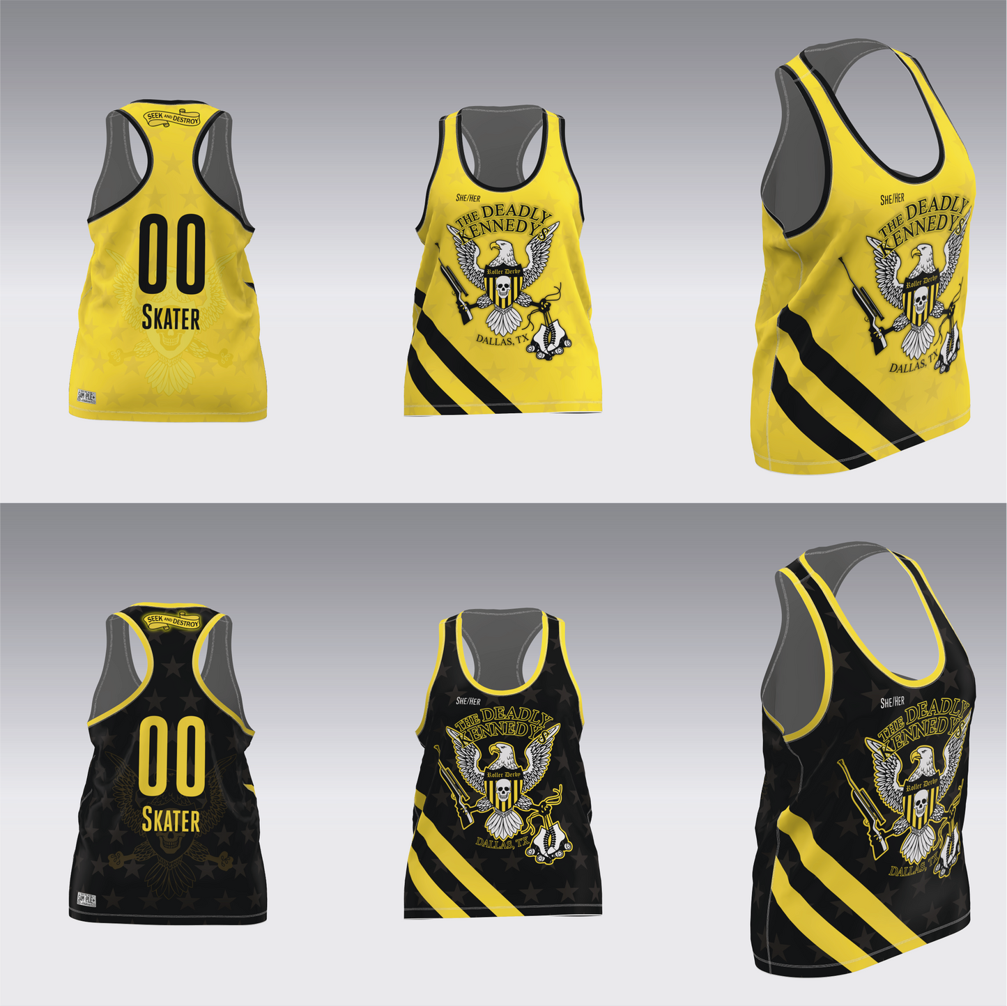 DEADLY KENNEDYS TRAVEL JERSEYS