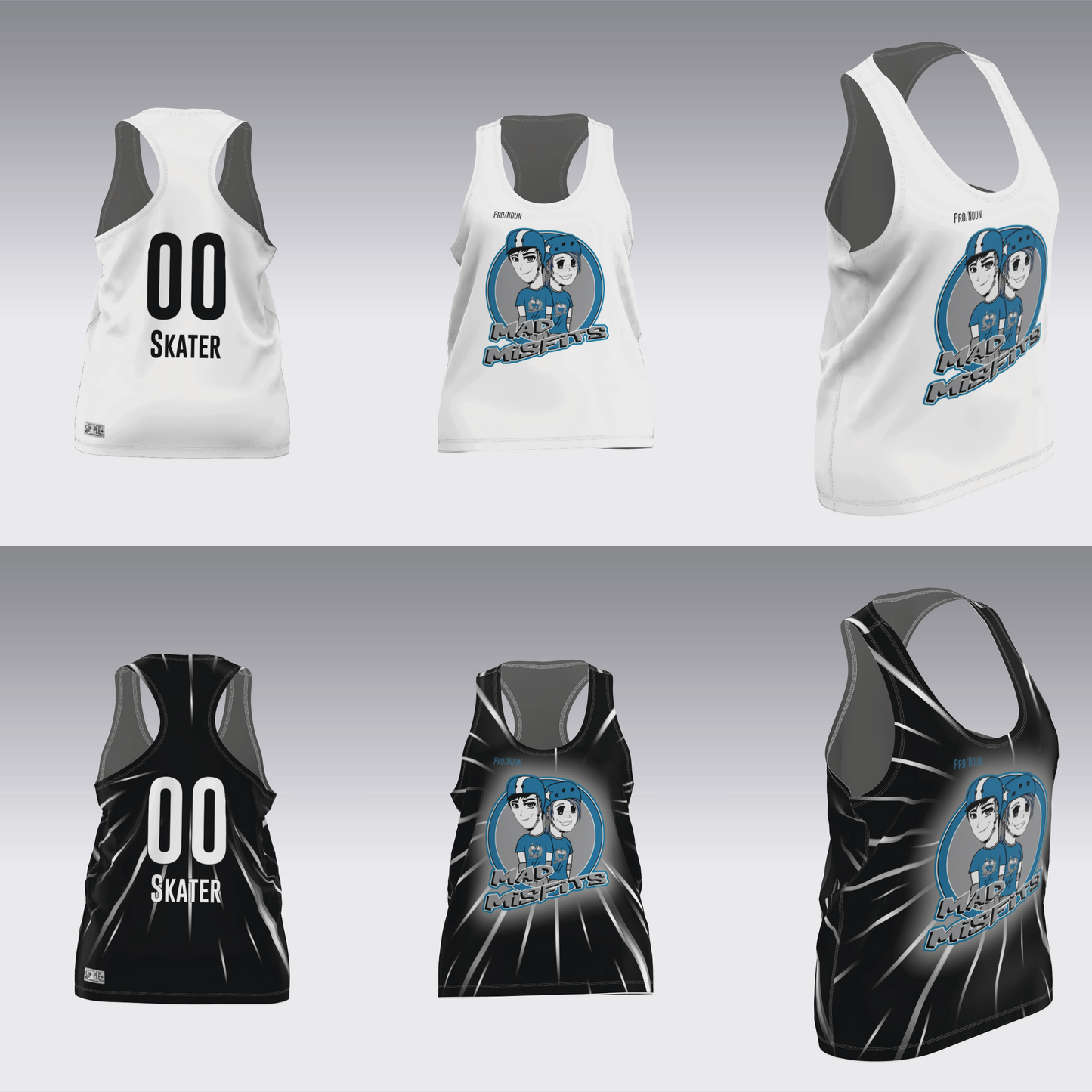 MONADNOCK MAD MISFITS SCRIMMAGE JERSEYS