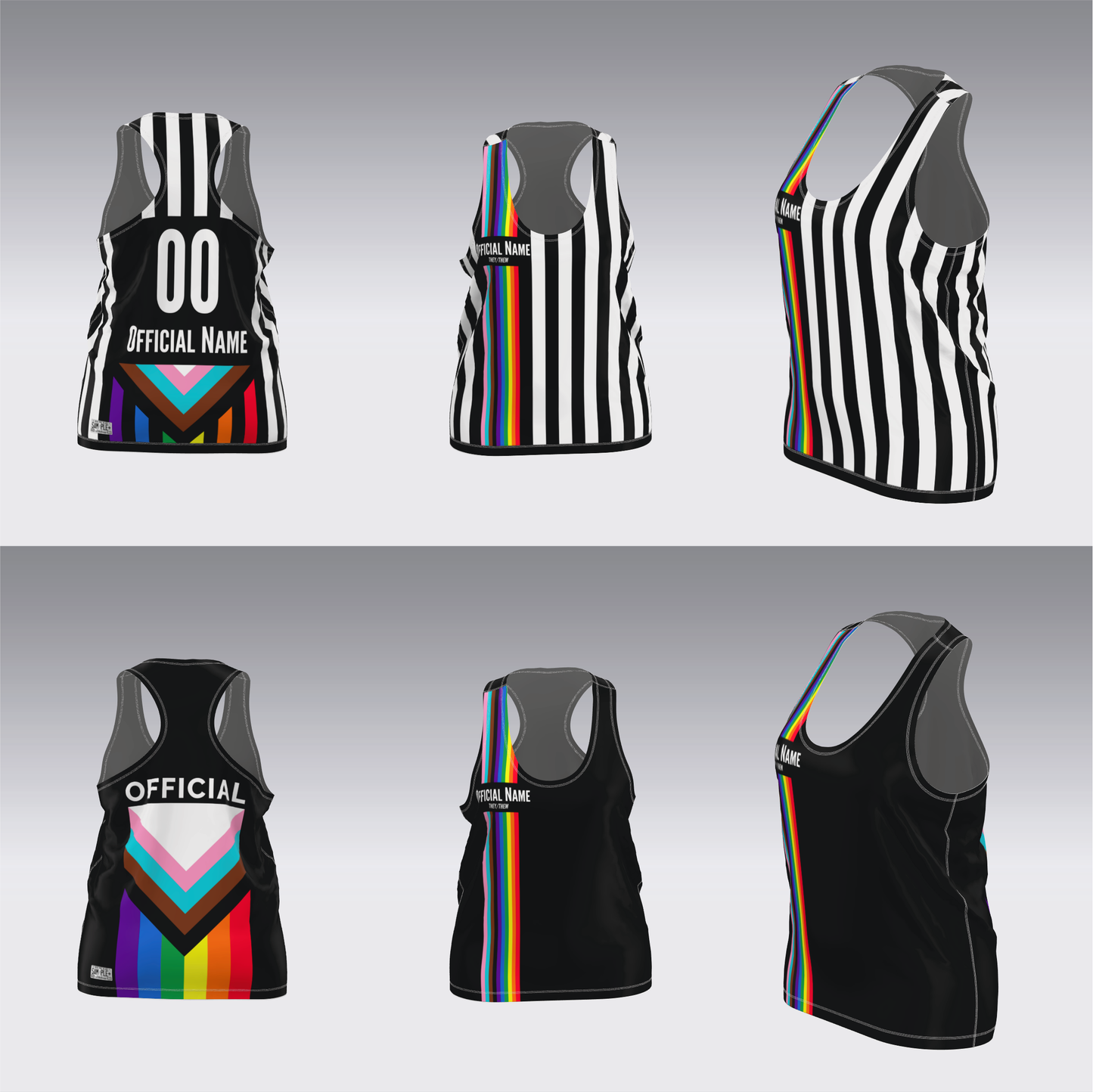 PRIDE SKATING AND NON-SKATING OFFICIALS JERSEYS
