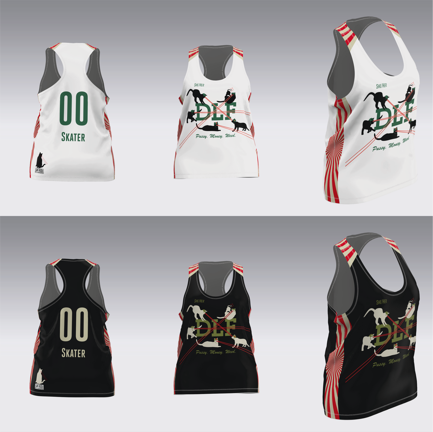 DERBY LIBERATION FRONT WHITE AND BLACK JERSEYS